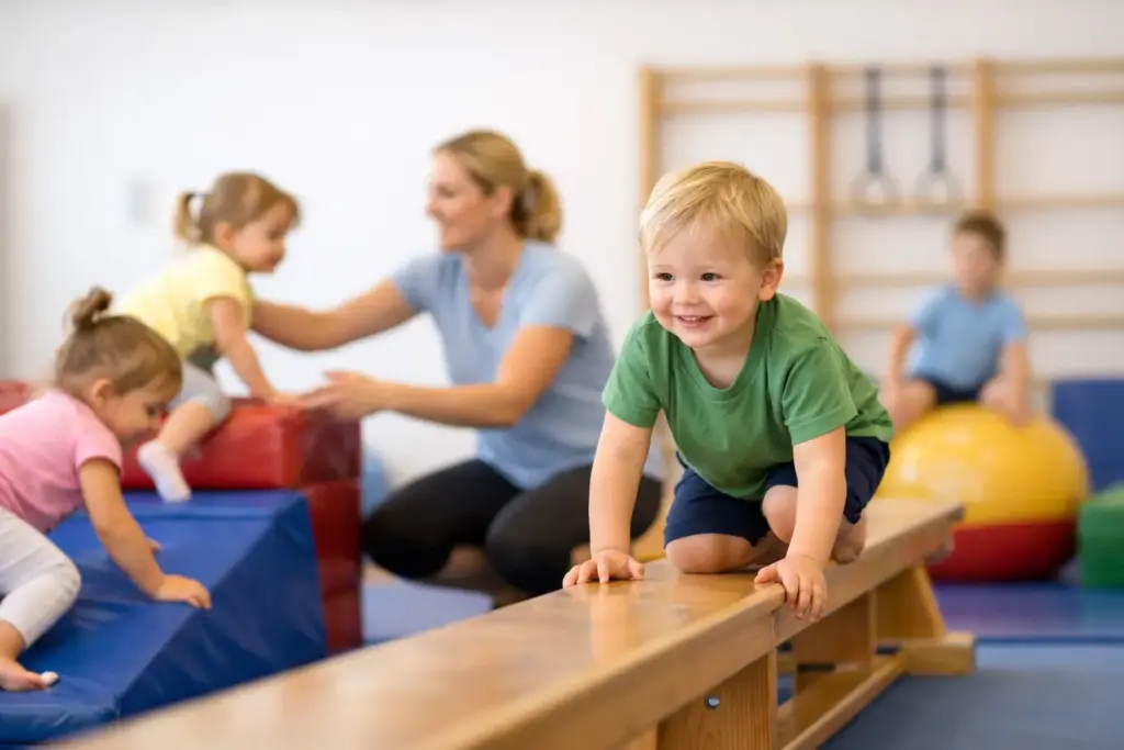 Kinderturnen, das mit wächst Turnzwerge Düsseldorf