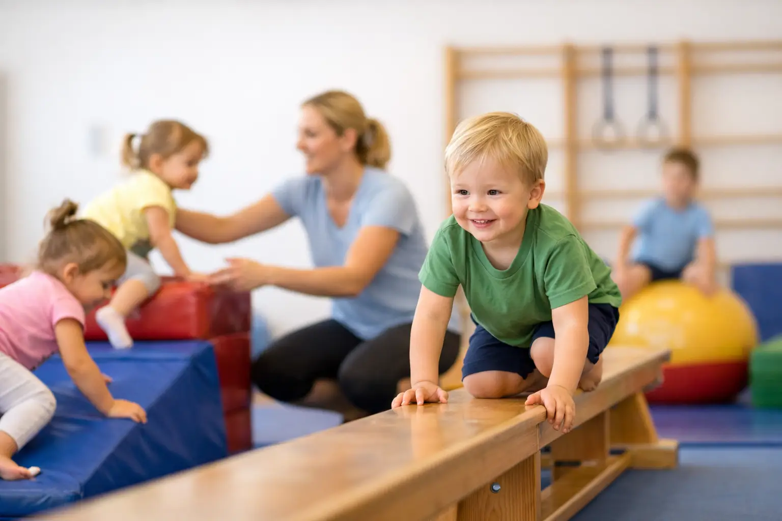 Kinderturnen, das mit wächst Turnzwerge Düsseldorf