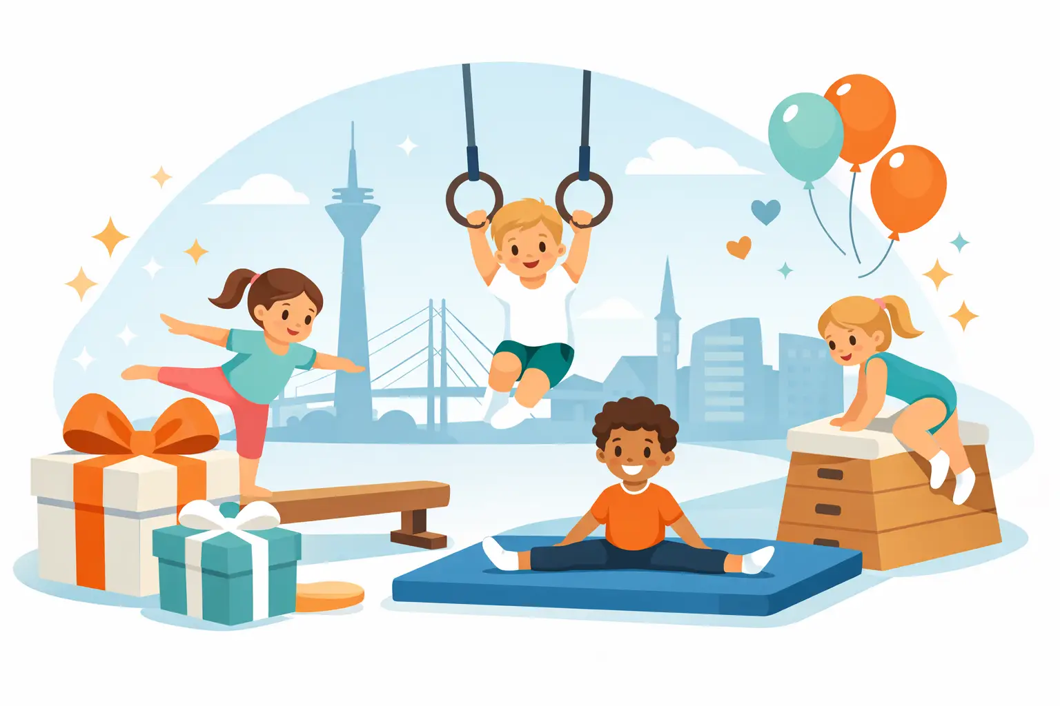 Gutschein Kinderturnen Düsseldorf sinnvoll schenken