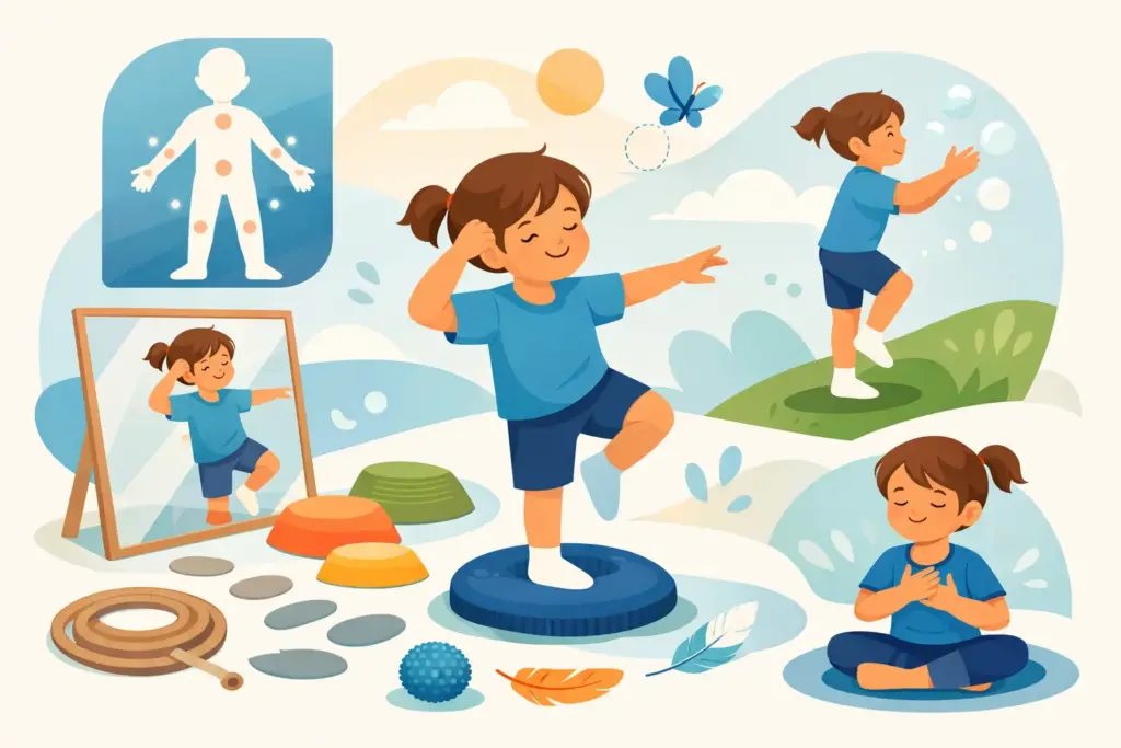 Körperwahrnehmung bei Kindern spielerisch stärken