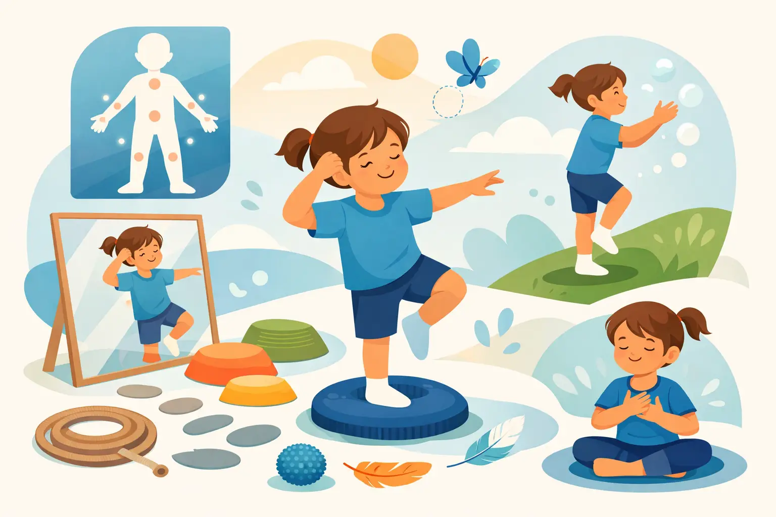 Körperwahrnehmung bei Kindern spielerisch stärken