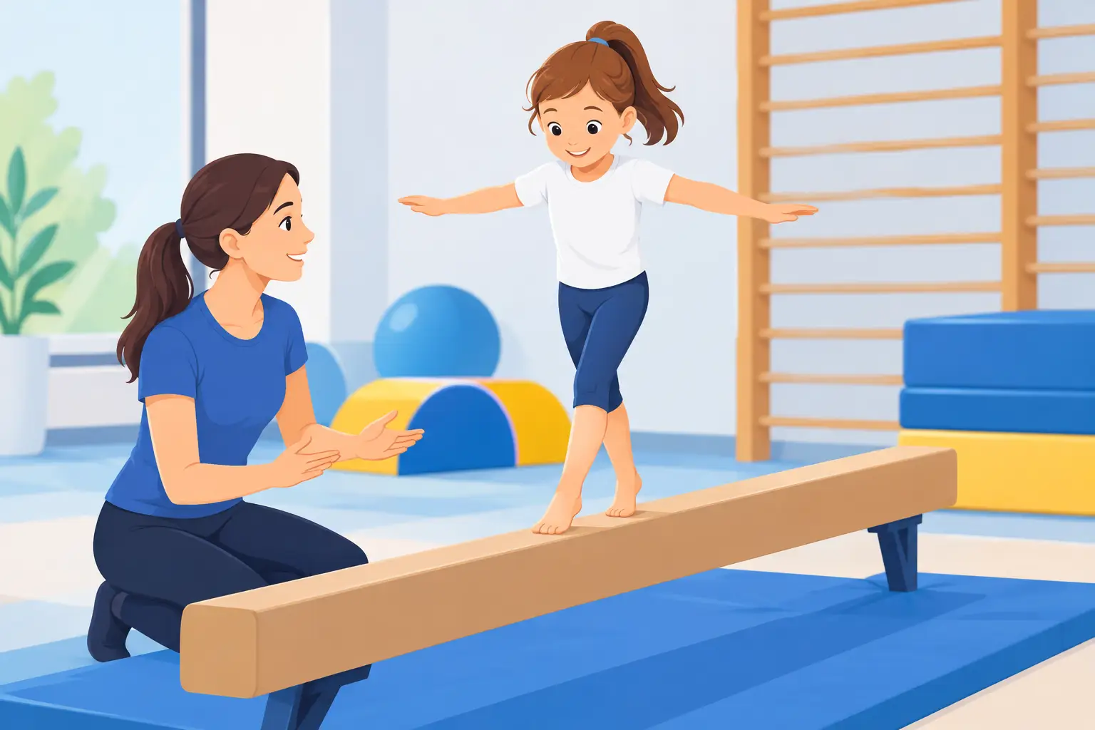 Wann beginnt sicheres Kinderturnen für Kinder?